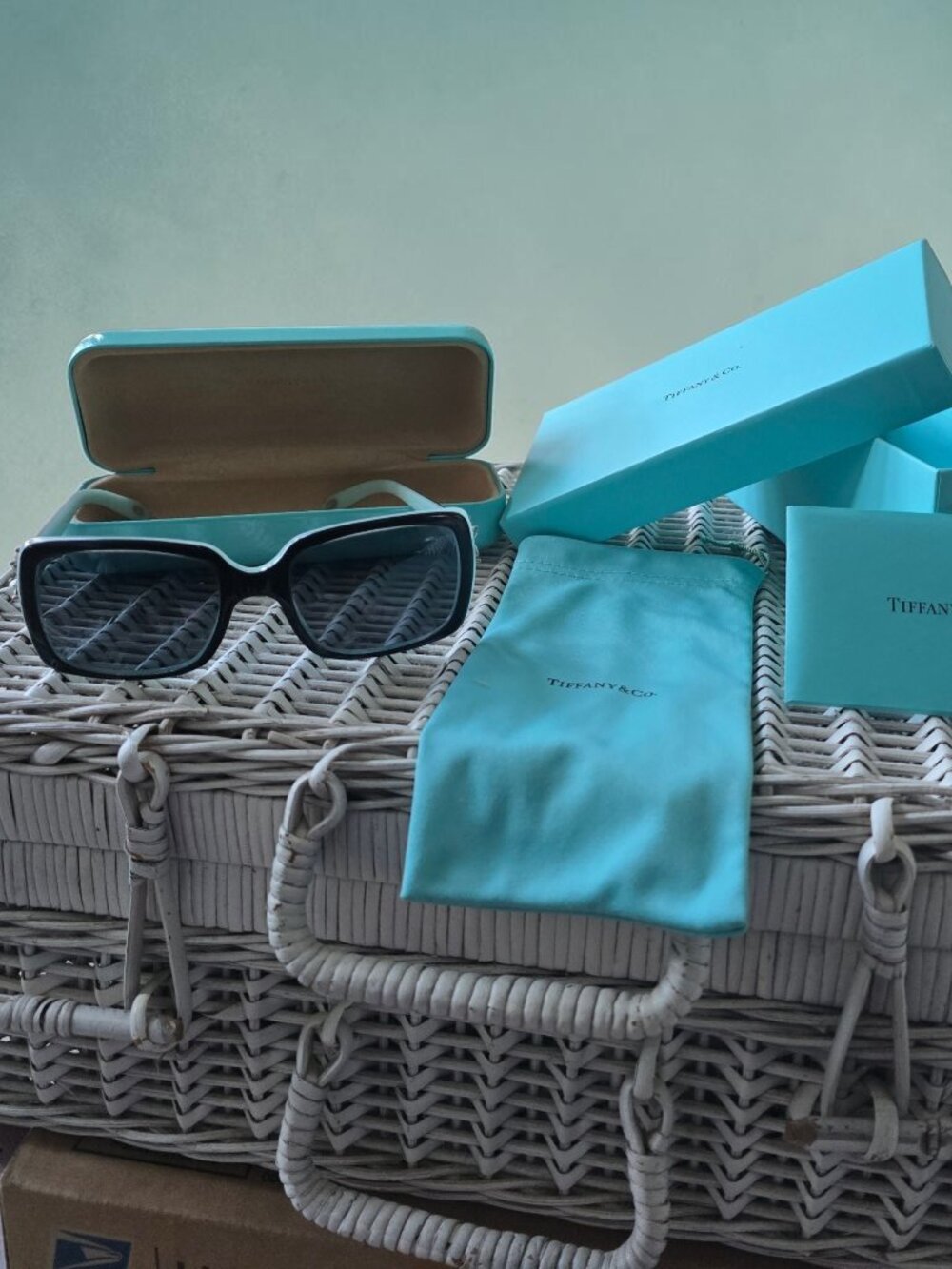 Tiffany & Co. Women's Sunglasses With Hard Case, Box, Soft Bag And COA Packet